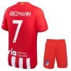 Maillot de Supporter Atlético Madrid Griezmann 7 Domicile 2023-24 Pour Enfant